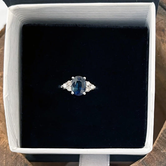 sapphire diamond ring