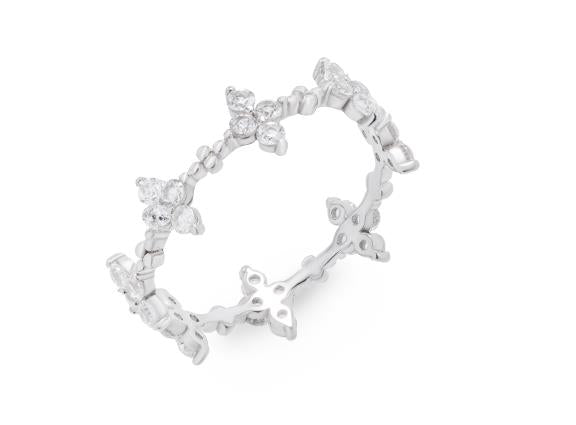 Sterling Silver Cubic Zirconia Ring